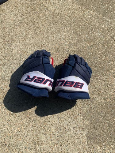 Used Bauer 13" Pro Stock Vapor 1X Pro Gloves