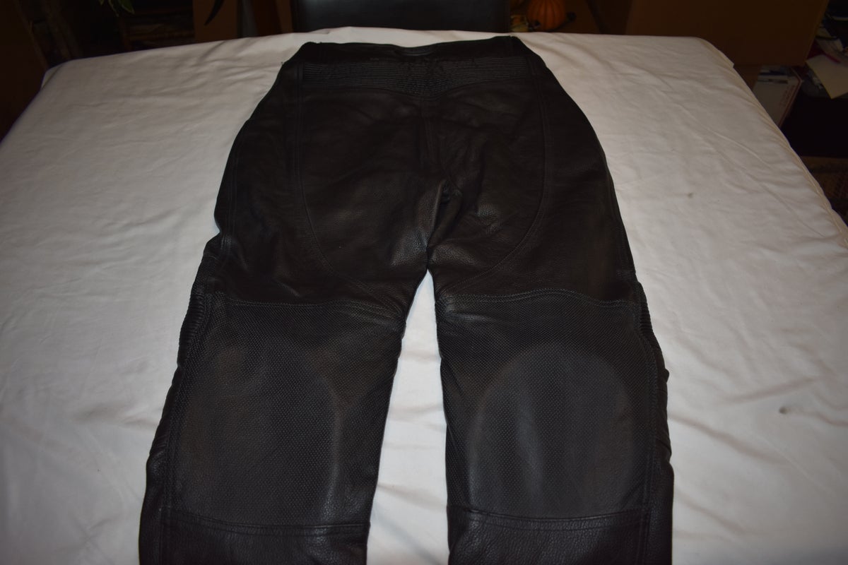 Bilt Racing Protective Leather Pants,Black, size 14