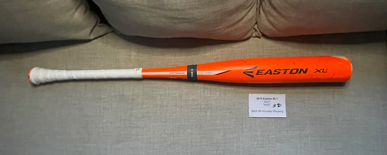 Used USSSA Certified 2015 Easton Composite XL1 Bat (-5) 27 oz 32"