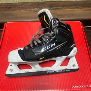 Senior Used CCM Tacks 9080 Hockey Goalie Skates Regular Width Size 6