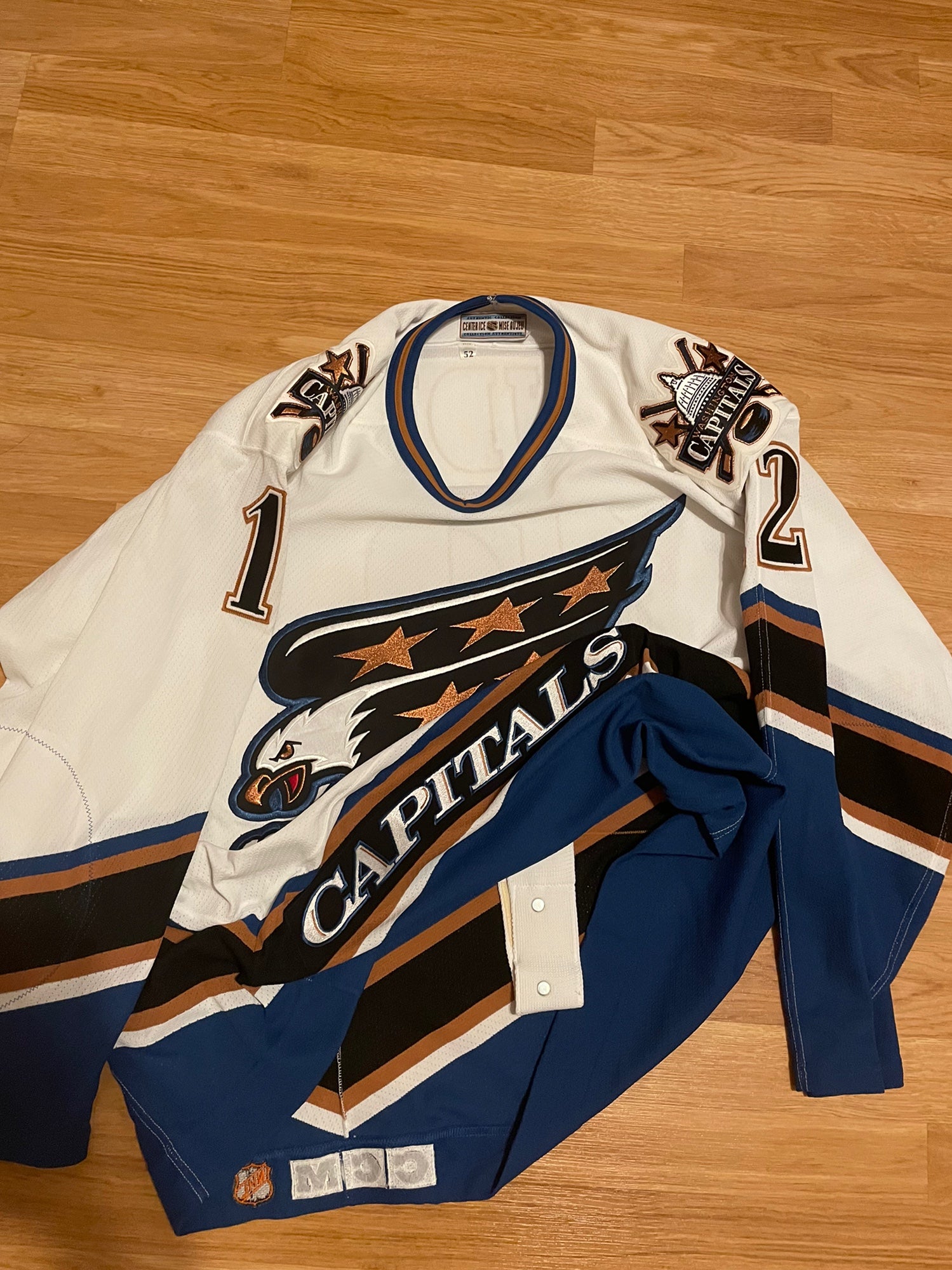 Alexander Ovechkin Jersey - Washington Capitals 1990 Home NHL Throwback  Jersey