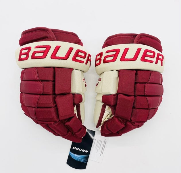 Boston College Bauer Nexus 2N Hockey Gloves. 13”