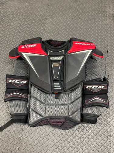 Used XL CCM Extreme Flex Shield II Goalie Chest Protector