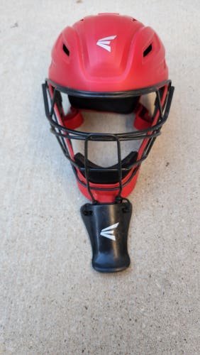 Easton Elite X Catchers Gear - Red Intermediate Size w/ Knee Savers