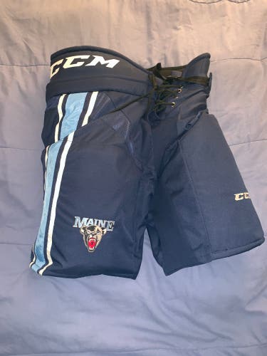 Maine Black Bears Hockey Pants- New- Large +1”