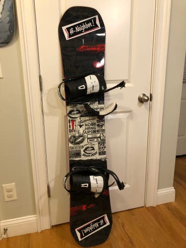 Used 152 Rome Butterknife Snowboard with Union Contact Bindings