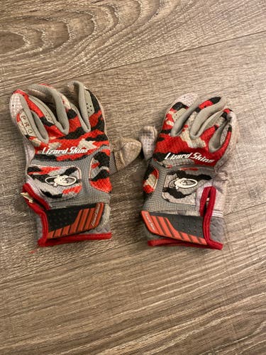 Used Large Lizard Skins Batting Gloves