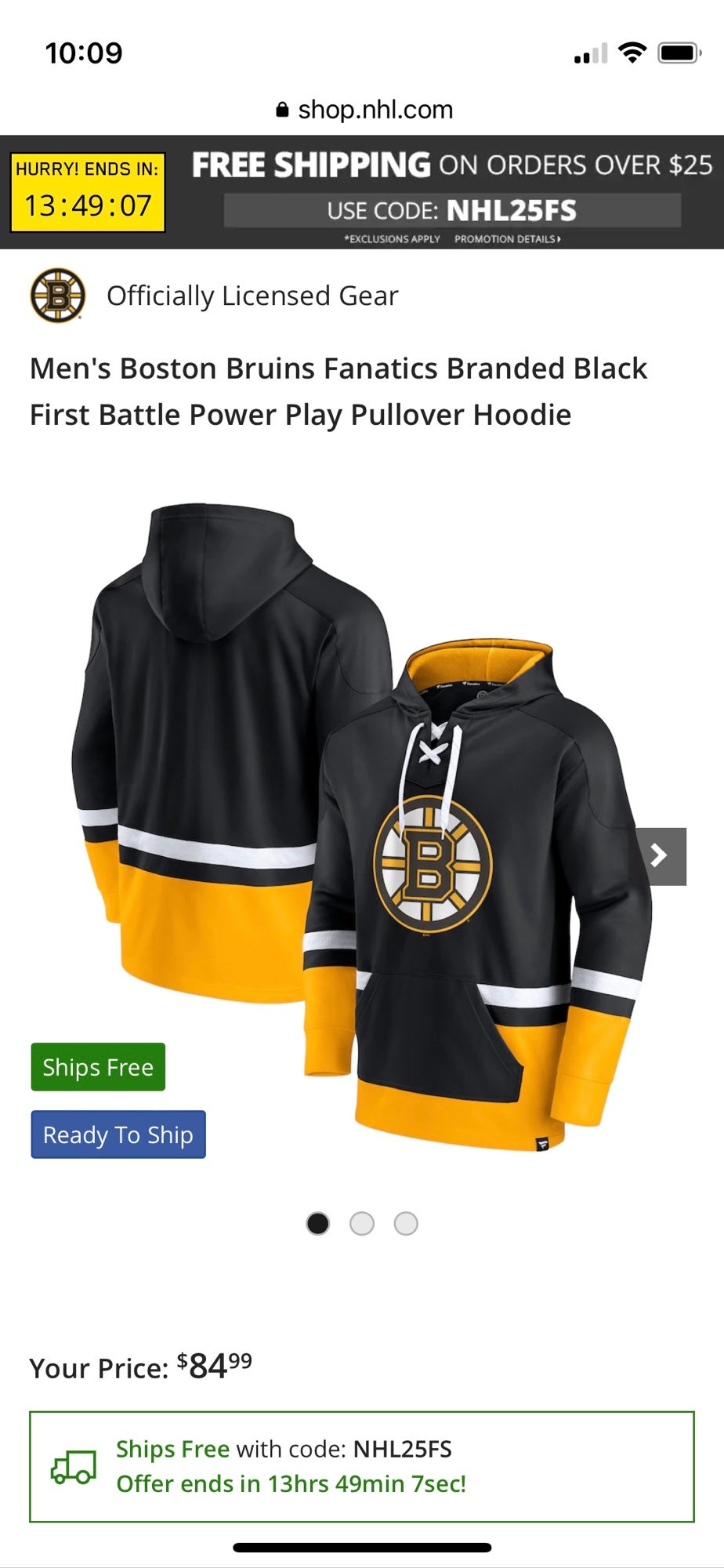 Men's Fanatics Branded Black Boston Bruins Authentic Pro Locker Room  Pullover Hoodie