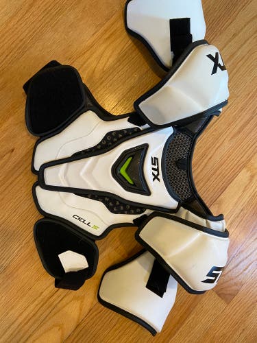 Used Large STX Cell IV Shoulder Pads