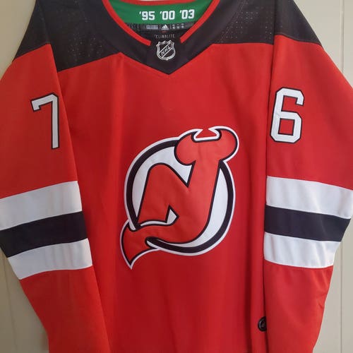 Devils Mens P.K. Subban 52 used Jersey