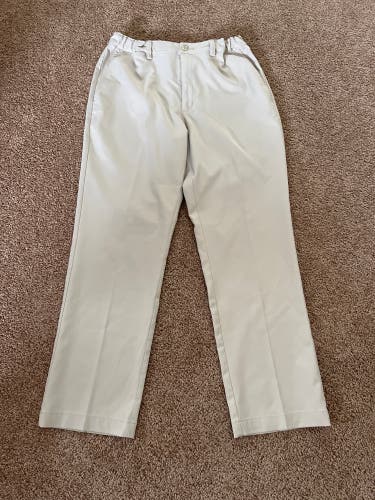 PGA Tour Golf pants, Tan, youth large 14-16