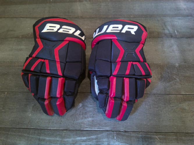 Used Bauer Supreme 170 Gloves 13" Blue / Red