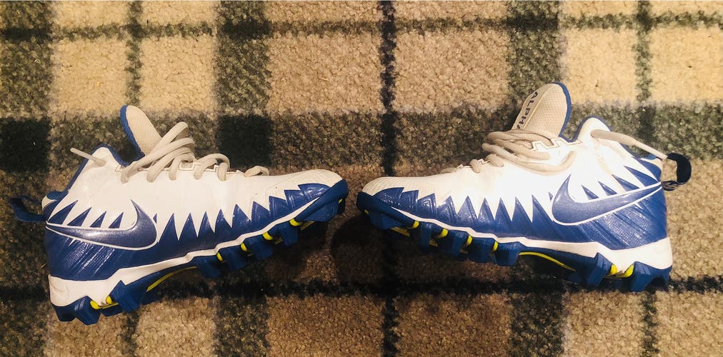 Nike Lacrosse Football Alpha Youth Cleats Royal Blue 2 Y