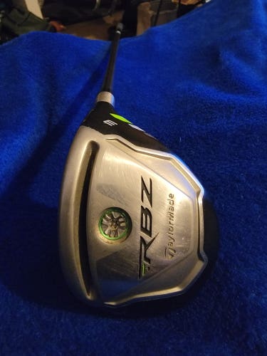 Used Men's TaylorMade Right Handed RBZ Black Hybrid Stiff Flex 3H