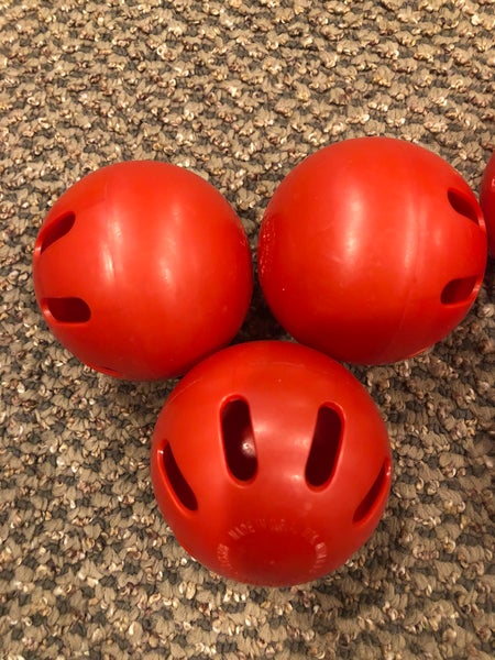 Rare - Red wiffle balls - Never Used