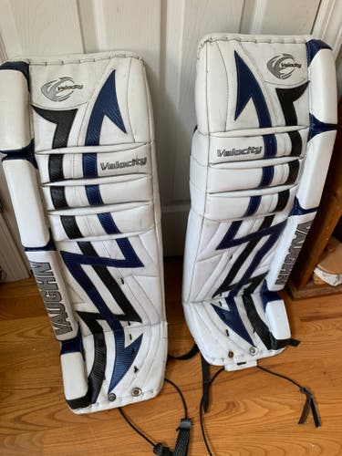 Used 32" Vaughn Velocity V3 Goalie Leg Pads