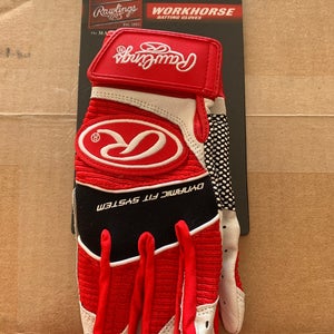 New Small Rawlings Workhorse Batting Gloves