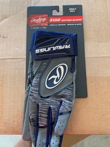 New Small Rawlings 5150 Batting Gloves