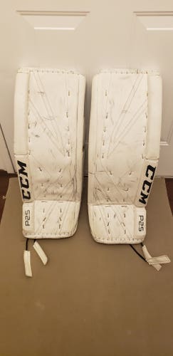 Used 28" CCM Premier P2.5 Goalie Leg Pads
