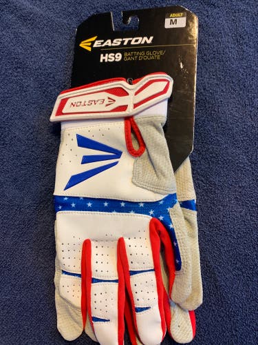 New Medium Easton HS9 Batting Gloves