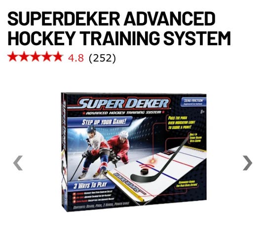 SuperDeker hockey training system