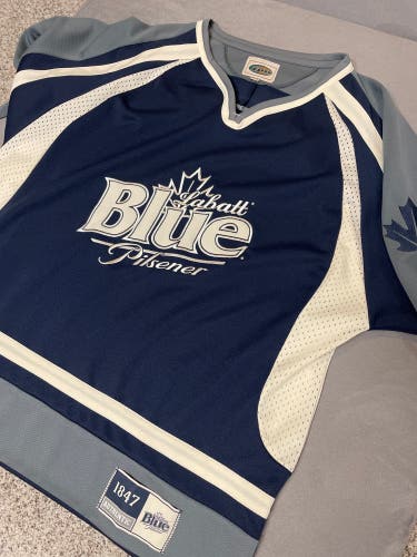 Labatt Blue hockey jersey EUC