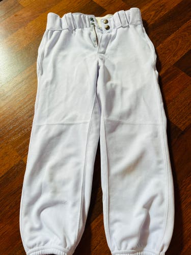 Used White Adult Women's Small DeMarini Softball Pants