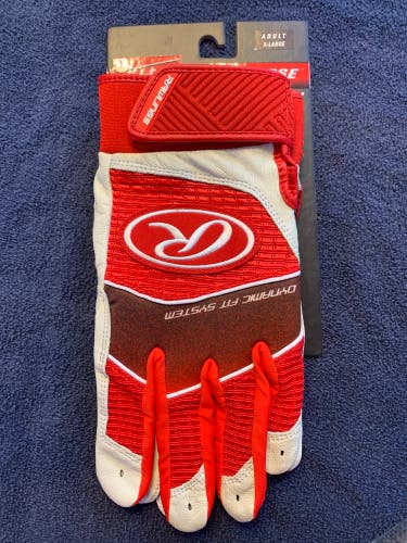 New XL Rawlings Workhorse Batting Gloves