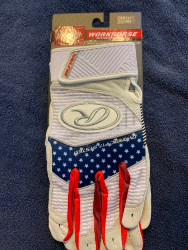 New XL Rawlings Workhorse Batting Gloves