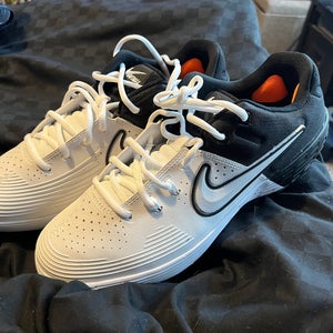 Nike Baseball White Men's Metal Low Cut Alpha Huarache Elite