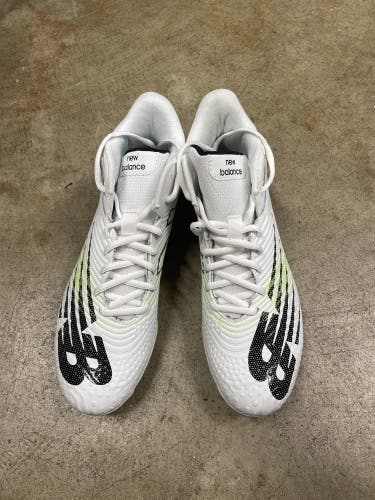 White Men's Molded Lacrosse Cleats New Balance Rush