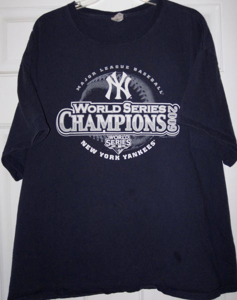 New York Yankees 2009 American League Champions Shirt World Series Size  XXLarge