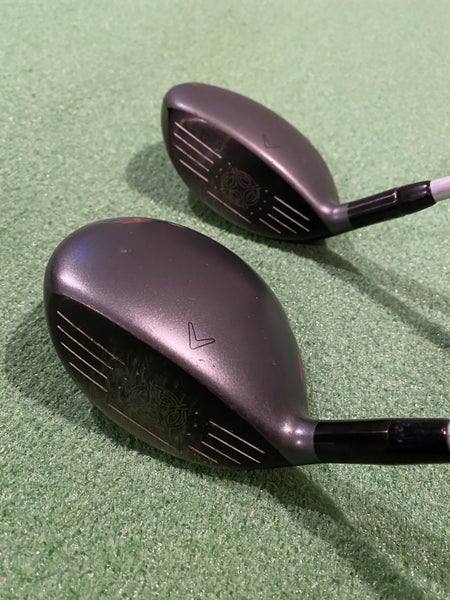 Men's Callaway X Hot 3 And 5 Wood Stiff Shaft *Check Description For Details*