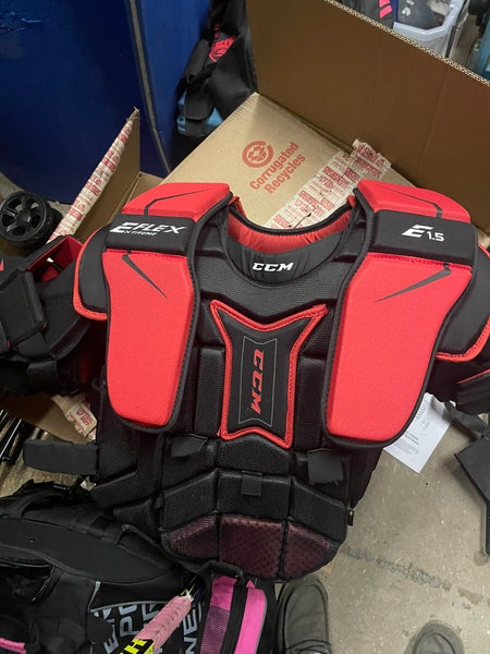 Used Junior L/XL CCM Extreme Flex E 1.5 Goalie Chest Protector
