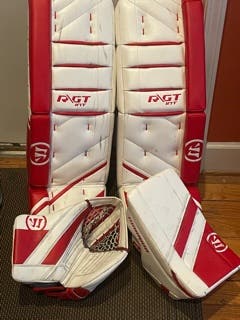 Used 31" Warrior Full Right Ritual GT Goalie Full Set