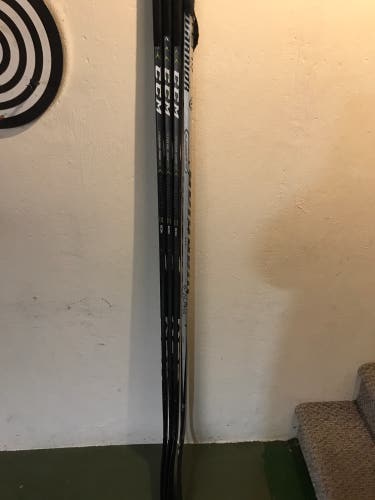 Broken hockey sticks x4