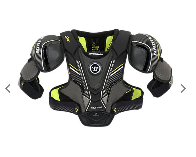 Senior New Medium Warrior Alpha DX Shoulder Pads