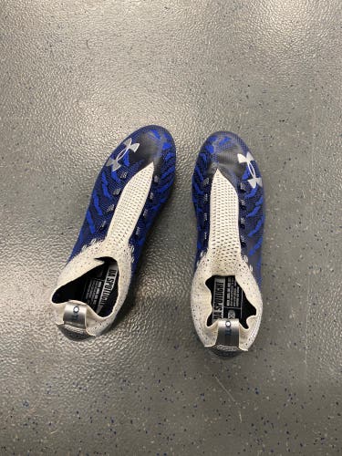 Navy Under Armour Spotlight Cleats
