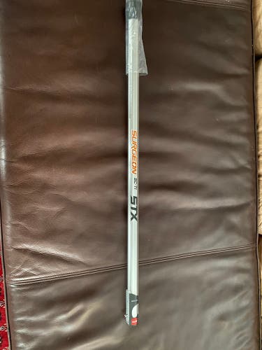 New STX Surgeon SC-TI Shaft Silver W/ Orange Print
