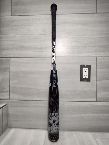 DeMarini Voodoo VDC12 (VDC-12) 33" 33/30  -3 Drop 3 BBCOR Baseball Bat - Black White Skull