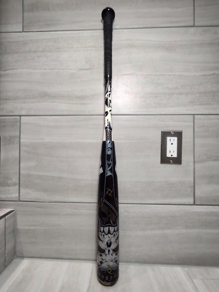 DeMarini Voodoo VDC12 (VDC-12) 33" 33/30 -3 Drop 3 BBCOR Baseball Bat - Black White Skull