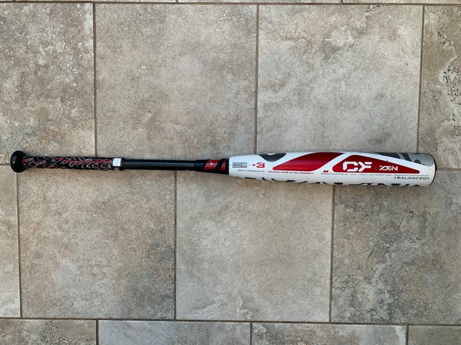 Used BBCOR Certified DeMarini Composite CF Zen Bat (-3) 30 oz 33"