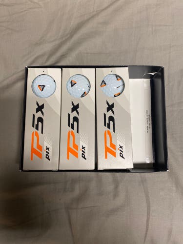 New TaylorMade 9 Pack TP5X Pix Balls