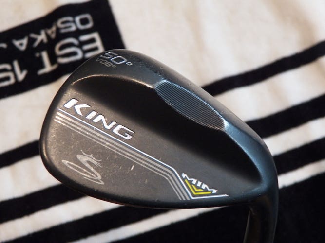 RIGHT HAND COBRA KING MIM BLACK GOLF GAP WEDGE 50-08 BLACK PROJECT X 6.0 STIFF