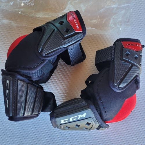 New Pro Stock CCM QuickLite Elbow Pads Senior Medium (NWOT)
