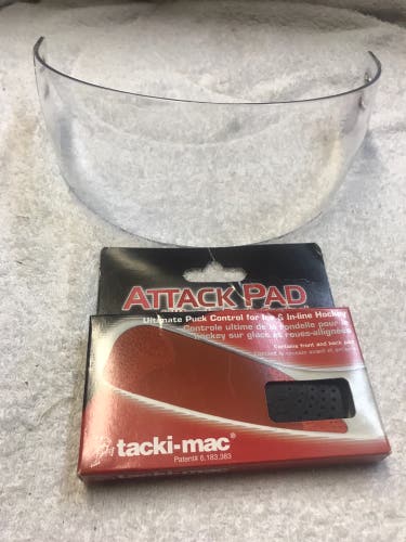 Visor and attack pad package