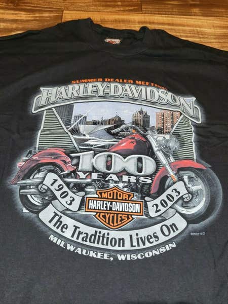 Vintage Harley Davidson 2002 Motorcycle 100th Anniversary