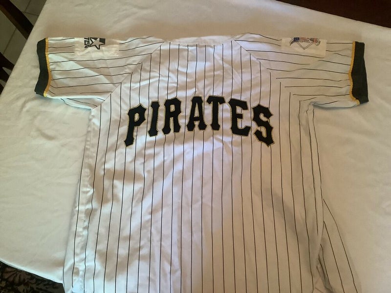 Vintage Starter Pittsburgh Pirates Jersey Stitched Sewn Mens size Large box  M