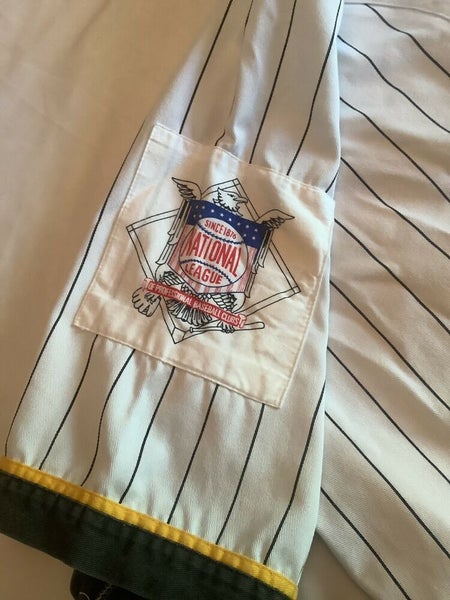 Vintage Starter Pittsburgh Pirates Jersey Stitched Sewn Mens size Large box  M