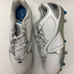 White Women's New Balance 701 Molded Cleats Low Cut